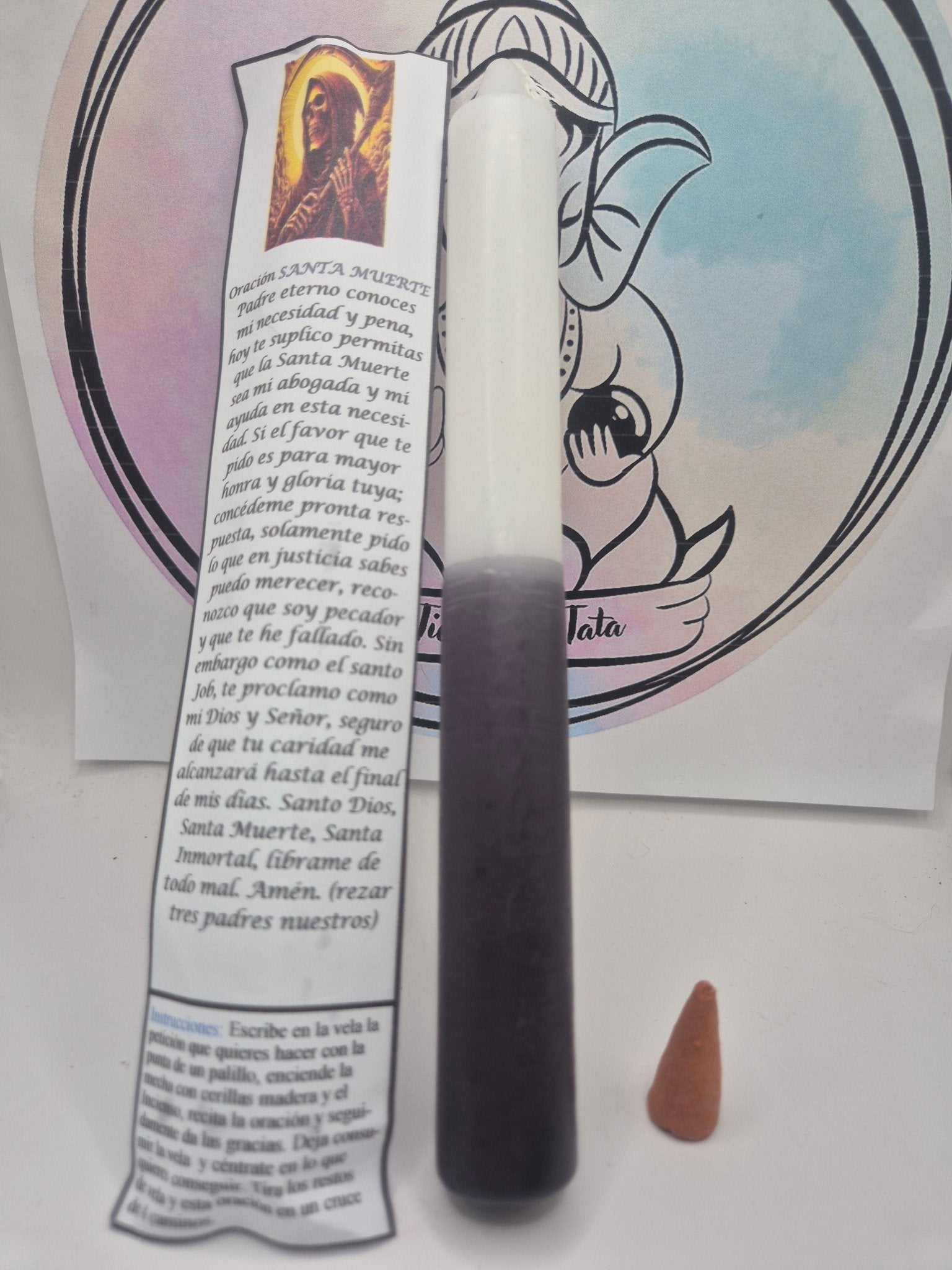 Vela Ritualizada de la Santa Muerte - Protección, justicia y peticiones poderosas VelasTienda esotérica Málaga - La Tienda de Tata Magic: tienda Esotérica en Málaga